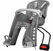 Детское сидение на велосипед Polisport Bilby Junior RF (Rear Fixing) DARK GREY / SILVER Детское сидение на велосипед Polisport Bilby Junior RF (Rear Fixing) DARK GREY / SILVER